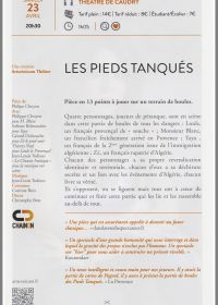 Les pieds tanqués 23/04/2016