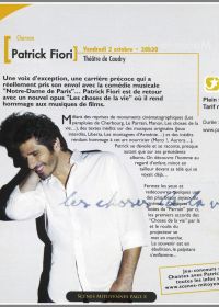 Patrick FIORI 02/10/2009