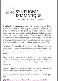 Symphonie dramatique 06/12/2016
