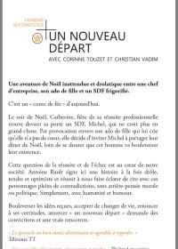 Un nouveau départ 09/11/2016