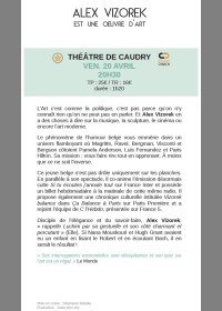 VIZOREK est une œuvre d'art 20/05/2018